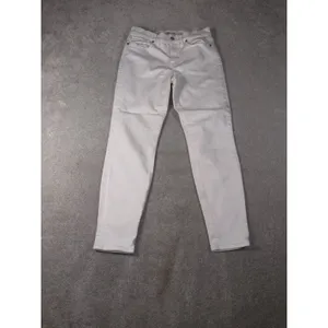 madewell‎ 9" high riser skinny jeans white 28 Spots On Back thumbnail 2