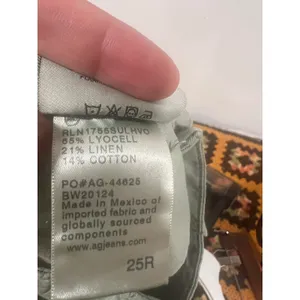 Women’s AG Adriano Goldschmied The Evan Khakis Green 25R Minimalist Preppy thumbnail 8