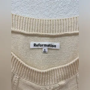 Reformation Cento Cotton Sweater Dress size S thumbnail 6