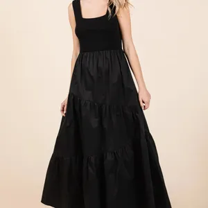 Mittoshop‎ Mix Media Square Neck Maxi Dress thumbnail 2