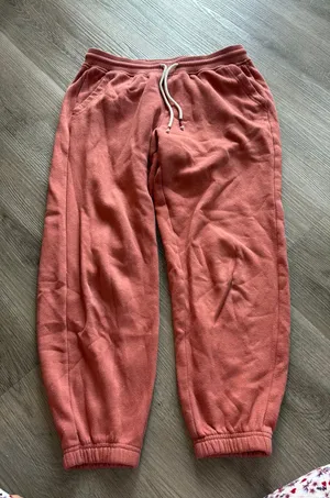 Marine Layer Sweatpants Joggers Coral Orange Pink Lounge Soft Travel S thumbnail 1