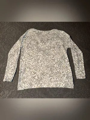 Michael Stars For Anthropologie Leopard Brushed Sweater Women’s Size-L thumbnail 5