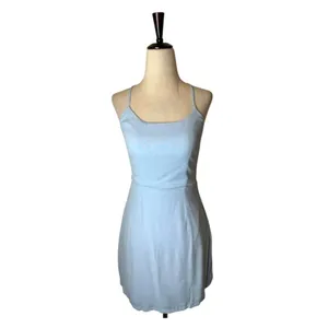 NBD Dress Women Small Blue Lace Up Back Fit And‎ Flare Mini Party Cocktail thumbnail 3