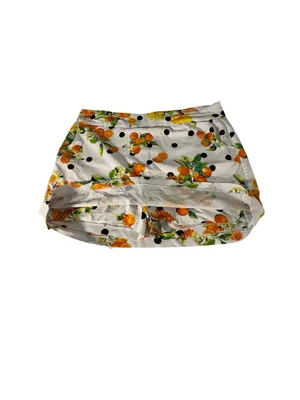Zac & Rachel 22W Citrus Fruit Floral Polka Dot Pull On Skort Golf Resort Plus thumbnail 3