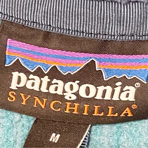 Patagonia Medium Lightweight Synchilla‎ Snap T Fleece Aurora Dark Borealis Green thumbnail 4