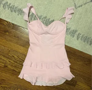Lucy in the Sky Pink Mini Dress thumbnail 2