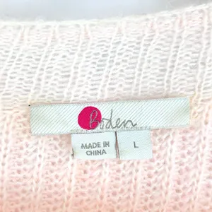 Boden Francesca Sweater Women's L Balloon Sleeve Rib Knit Mohair Knit Pink Large thumbnail 8
