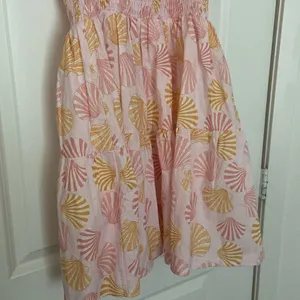 Victoria Dunn x Kathleen Maeve Taylor Linen-Blend Mini Dress (Sz L) Seashell NWT thumbnail 6