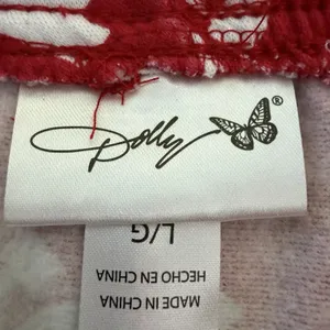 Dolly Parton Pajama Pants L Red I Love Dolly Heart Print Lounge Joggers Cozycore thumbnail 10