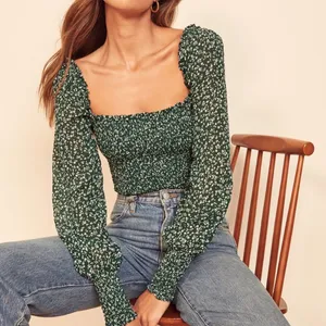 Reformation Pinto Smocked Top thumbnail 1