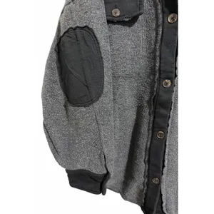 Free People Ruby Jacket Washed‎ Black Oversized Women's Size Small thumbnail 7