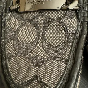 COACH 8.5 Olive Signature Canvas/Leather Black Loafer Moccasins Shoes SEE PHOTOS thumbnail 3