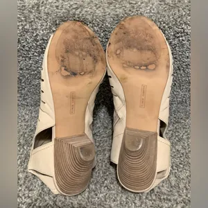 Vince Camuto Evalan Cage Cutout Sandal Booties Nude Lace-Up Heels thumbnail 9