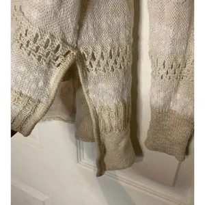 ABV) BILLABONG sweater women's size‎ S white open weave boxy small women thumbnail 2