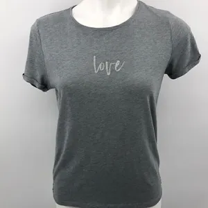 Victoria’s Secret heather gray pajama top thumbnail 1