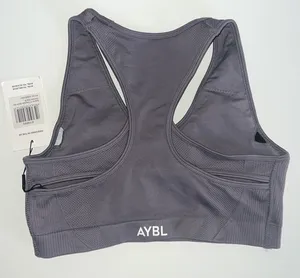 AYBL Balance V3 Seamless Sports Bra in Charcoal Grey - Medium thumbnail 4