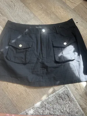 White Fox medium black mini skirt thumbnail 3
