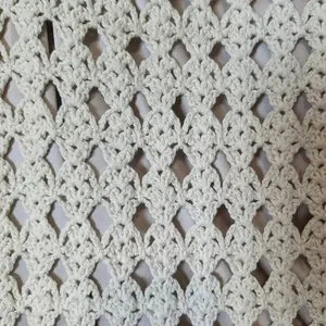 Eleven Six Shaya Crochet Midi Dress w/ Fringe Ivory Cotton Resort Wear Old Money thumbnail 6