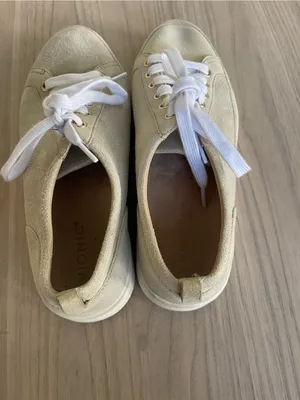 Vionic Winny Cream Suede Lace-Up Sneakers thumbnail 2