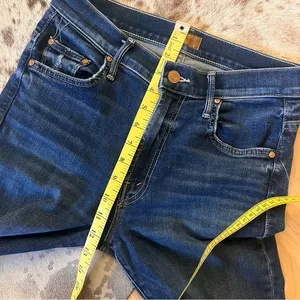 MOTHER The Insider Crop Step Fray‎ In Teaming Up Jeans Size 26 Boot Cut thumbnail 11