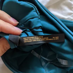 {Vix} Brand New Teal Solid Geometric Bikini Top Green Size 8 thumbnail 6