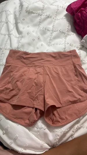 Pink Savannah Lululemon Speed Up Mid-Rise Shorts 4” thumbnail 5