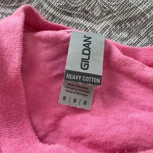 Gildan Pink Heavy Cotton T-Shirt thumbnail 3