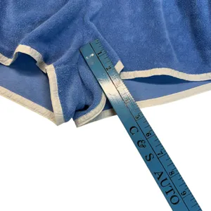 Daily Practice Blue Terry Cloth Dolphin Shorts Elastic Waist Drawstring Size LL‎ thumbnail 7