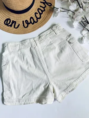 Los Angeles Sixty-Six Y2K Cargo Denim Shorts Utility Pocket Buckle Detail NWT thumbnail 5