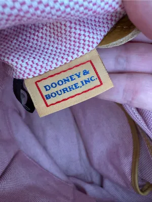 Dooney & Bourke Camel Tan Saddle Pebble Leather LOGO LOCK Hobo Shoulder Bag thumbnail 3