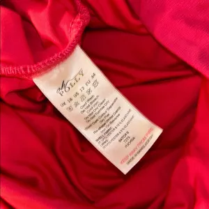 NWT Oh Polly Size 12 Elegant Red Ruffle Dress thumbnail 13