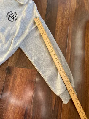 My Call New York Health and Racquet Club Crop Collared Sweatshirt Gray thumbnail 2