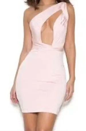 House Of CB One Shoulder Mini Dress thumbnail 1