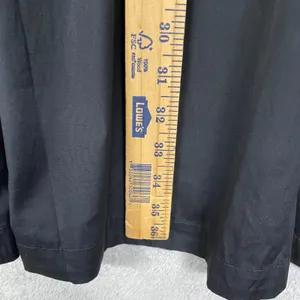 Madewell Dress 8 Black Seamed Long Sleeve Mini Poplin Shirtdress Pockets‎ NV025 thumbnail 6