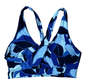 Aerie Offline Blue Ruched Sports Bra // Size XL thumbnail 4