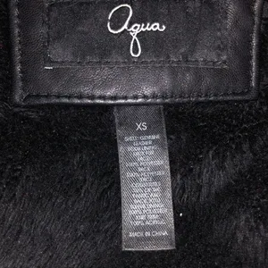AQUA Leather Fur‎ Moto Jacket thumbnail 7