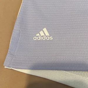 Adidas primeblue size small lavender front longer white back cap sleeves GUC thumbnail 5