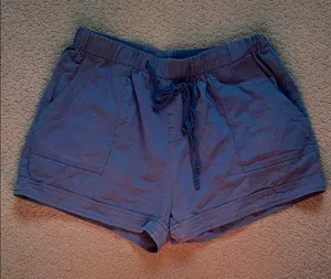 Women's Blue Casual Shorts thumbnail 1