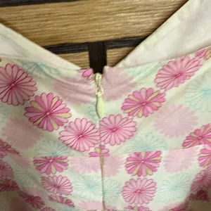 J. Crew Pink‎ And White Floral Cotton Dress Size 12 thumbnail 5