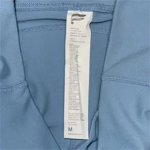 Fabletics High Waisted Powerhold Baby Blue Logo Stripe Leggings Women’s Medium thumbnail 6