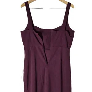 Lulus Vibrant Allure Plum Square Neck Bodycon Midi Dress CD3727 Purple Size L thumbnail 5