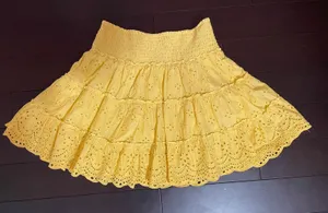 American Eagle Yellow Mini Skirt thumbnail 2