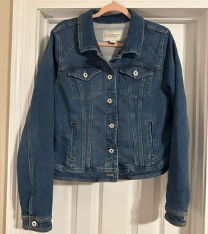 Pilcro and the Letterpress Classic Blue Jean Jacket thumbnail 1