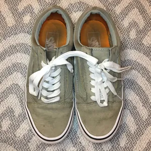 VANS Old Skool Unisex Sage Green Scotchgard Lace Up Sneakers Men’s 6 Women’s 7.5 thumbnail 2