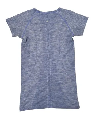 Lululemon Run: Swiftly Tech V Neck Heathered Lullaby Blue Size 6 thumbnail 10
