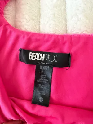 Beach Riot Pink One Piece swimsuit thumbnail 5