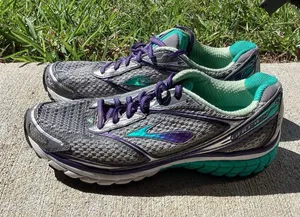 Brooks Women's Ghost 7 Athletic Shoes Gray/ Turquoise 1201611B953 thumbnail 9