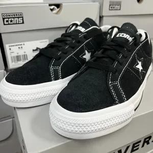 Converse Men's Black Trainers thumbnail 1