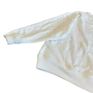 Gap Oversized Pullover Sweatshirt Sweater White Gold Silver Logo Stretch Size XL thumbnail 10