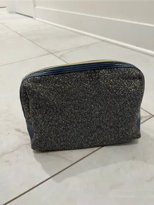 Lancôme Blue Glitter Cosmetic Bag thumbnail 2